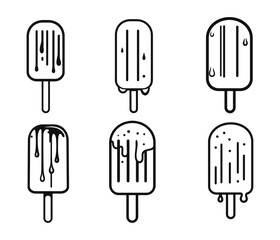 Ice Cream food cold icon cup tasty soft background design.
