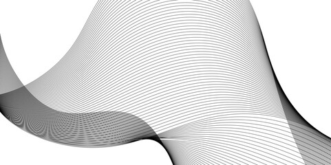 Grey and white abstract wavy flowing particles. White paper wave and curve line background. Digital futuristic technology concept. Vector illustration