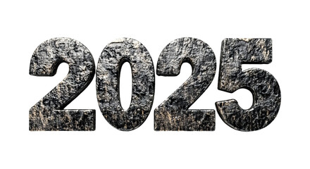Stone Texture Number 2025 for Celebratory Theme
