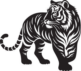 black Silhouette vector animal's  illustrations 