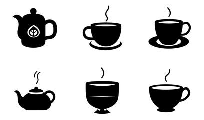 coffee cappuccino hand drawn doodle illustrations vector set
