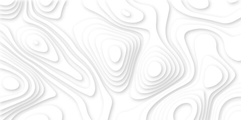 Abstract modern 3d Paper cut white background .white waves background ,paper art style, flyers posters prints .geometric background overlap layer.	