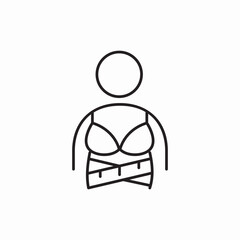 female body icon sign vector