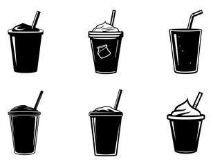 Banana smoothie icon. Simple illustration of banana smoothie icon for web design isolated on white background
