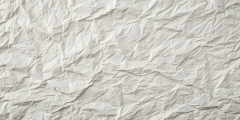 Obraz premium A Textured Surface of Wrinkled Paper, Featuring Randomly Distributed Creases and Folds, Creating a Distinctive and Abstract Background