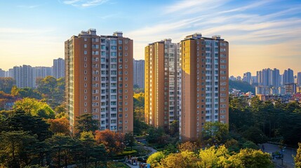 Obraz premium Online Real Estate Property Search And Web Listing, Generative AI