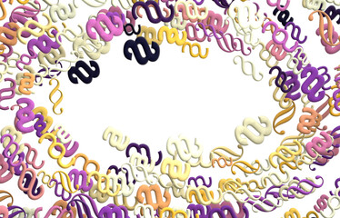 Fototapeta premium Symbol of Law and Justice - Paragraph 3d
