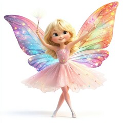 cute little fairy, 3D render