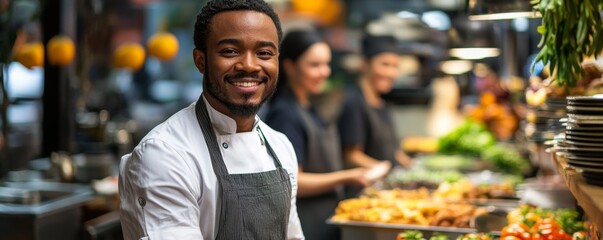 Multi Ethnic Restaurant Staff, Generative AI