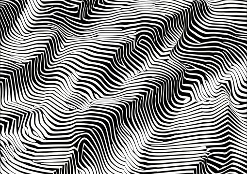 A black and white image of a wave with a lot of detail