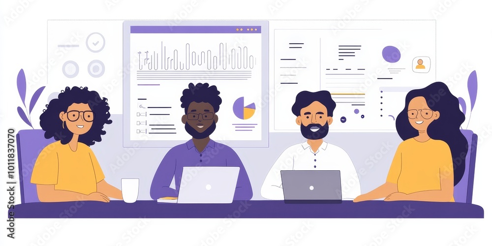 Poster roles in data governance: depict various roles in data governance (data stewards, compliance officer