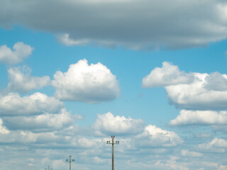 Obraz premium clouds over the blue sky