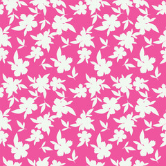 Abstract elegance pattern with floral background.