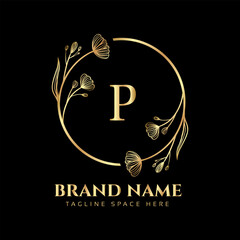 creative initial latter p logo design with modern business vector template creative isolated p monogram logo design 

