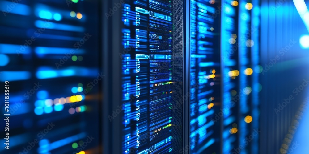 Poster Hybrid Data Warehouse Model: Depict a hybrid data warehouse model that combines on-premise and cloud solutions, highlighting data flow and integration between both enviro
