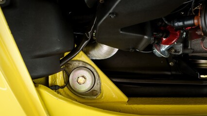 Subframe mount on a car