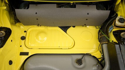 Fuel tank in a car