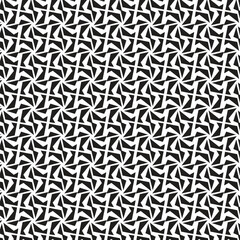 Black and white vector seamless pattern with small diamonds , star shapes ,rhombuses .Abstract black and white geometric texture .Simple minimal wide repeat background 