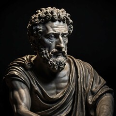 portrait of stoic philosopher Marcus Aurelius