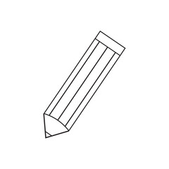 Edit pencil or pencil for writing flat icon for apps and websites