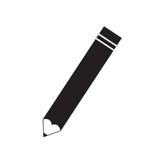 Edit pencil or pencil for writing flat icon for apps and websites