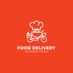 Food order logo design for delivery and restaurant business. Food delivery or catering logo design template graphic design  illustration. Symbol, icon, creative. Online fast food delivery
