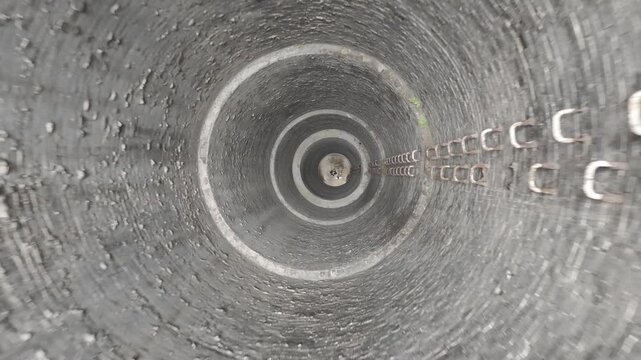 Dynamic Drone Flight Inside a Tube: A Stunning Ascending Journey