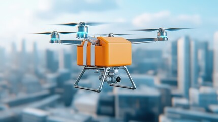 Aerial Drone Delivery in Urban Environment