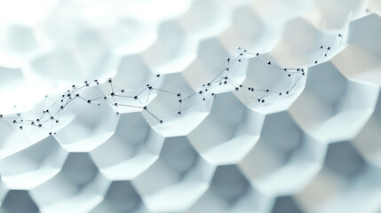 The omicron virus type ba 1 and ba 2 for sci or medical concept 3d rendering, Close-Up of White DNA Helix Model with Light Reflections.