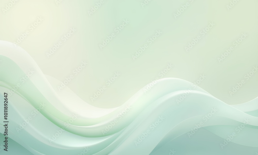 Poster soft abstract flowing rhythms in gentle tones