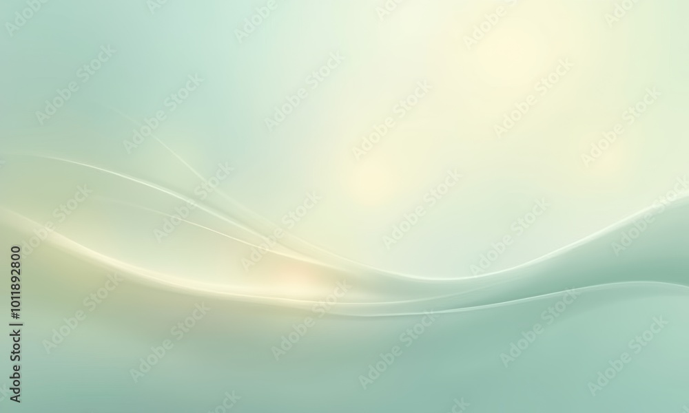 Poster abstract flowing rhythms in soft colors