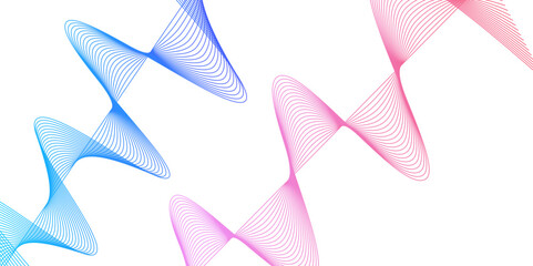 Abstract dynamic multicolor lines, waves. technology line stripe isolated science digital flowing black line. gradient colorful flowing wave design element. wavy lines gradient background.	