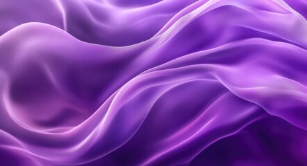 Obraz premium Luminous Violet Silk Wave Abstract Background with Elegant Design
