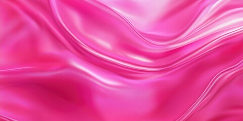 Obraz premium Elegant Pink Silk Texture Background with Romantic Drapery and Luxurious Wave Patterns