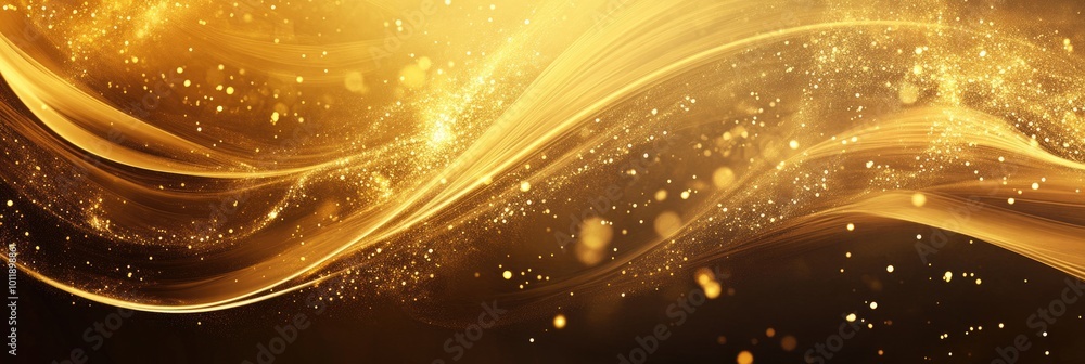 Poster elegant gold business texture. modern abstract design with geometric shapes and dynamic light effect