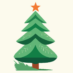 illustration Vector of chistmas tree