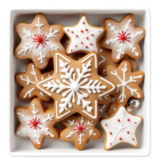 PNG Cookies gingerbread christmas dessert.