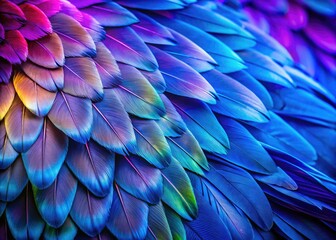 Obraz premium Breathtaking abstract design featuring blue and purple hues, perfect for enhancing creative digital environments and displays, adding a touch of elegance and inspiration.
