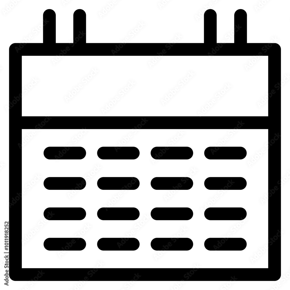 Poster calendar dates icon. simple schedule vector illustration.