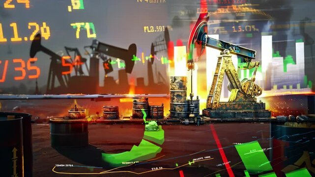 Economic insights: visualizing oil price dynamics per barrel, examining energy market fluctuations and understanding the key factors behind price changes