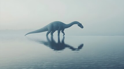 Naklejka premium dinosaurs in their habitat