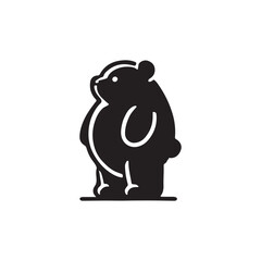 Standing Bear Silhouette