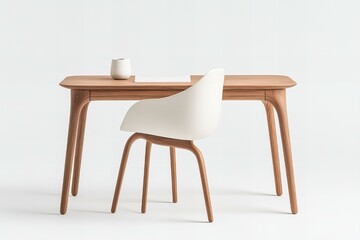Minimal Desk Stock Image
