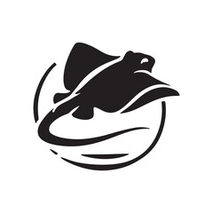 Manta Ray in the Ocean