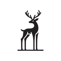 Deer with Antlers vector