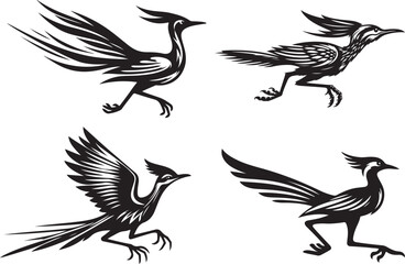 Obraz premium Roadrunner vector