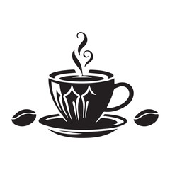 Coffee cup vector illustration art