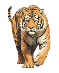 Obraz premium PNG Tiger wildlife animal mammal.
