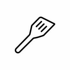cooking spatula icon sign vector
