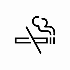 no smoking icon sign vector